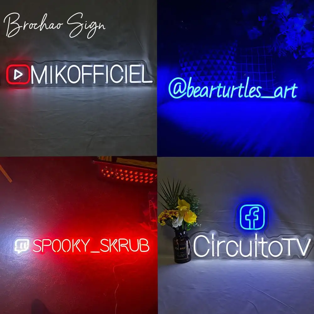 Gepersonaliseerde Gamer Neon Bord Led Muur Aangepaste Led Lights Usb Gaming Id Slaapkamer Decoratie Bar Muziek Game Kamer Decor Neon Verlichting