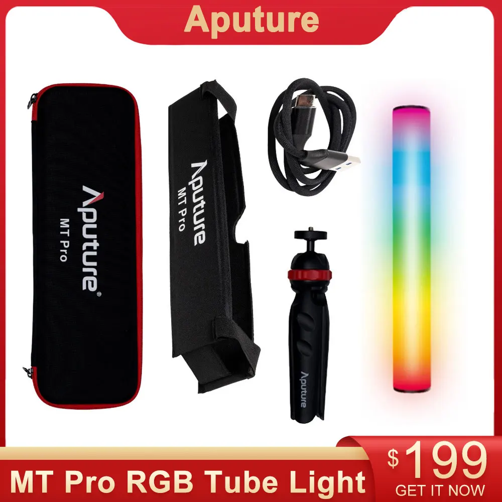 

Aputure MT Pro Tube освещение RGBWW Mini Stick Женская лампа для видеосъемки