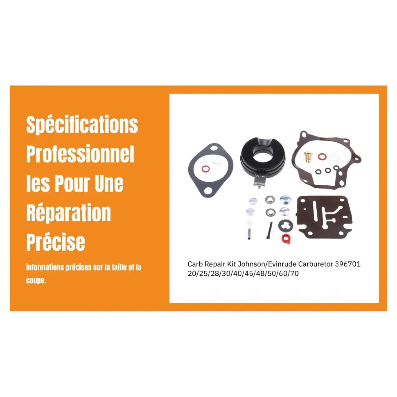 مجموعة إعادة بناء المكربن الجديدة تمامًا لمحرك Evinrude 20/50HP الخارجي