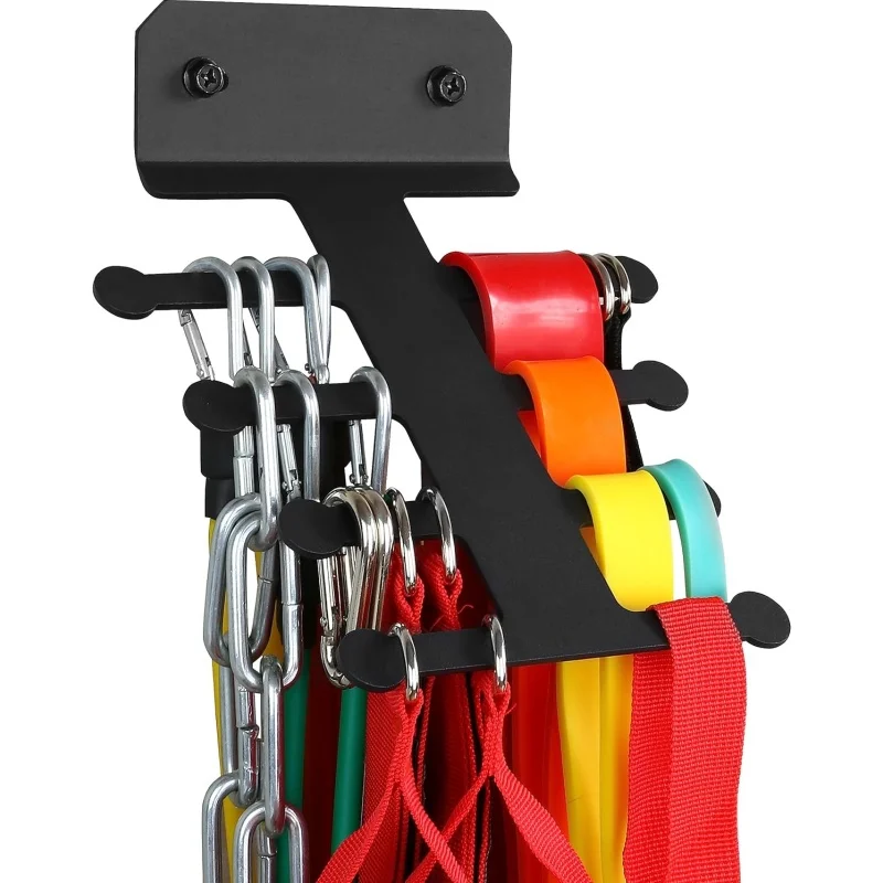 1 Pc Resistance Rack Band Storage Hanger Gym Equipment Organizer Pull Up Bands Jump Ropes, Storage Rack for Home Gym
