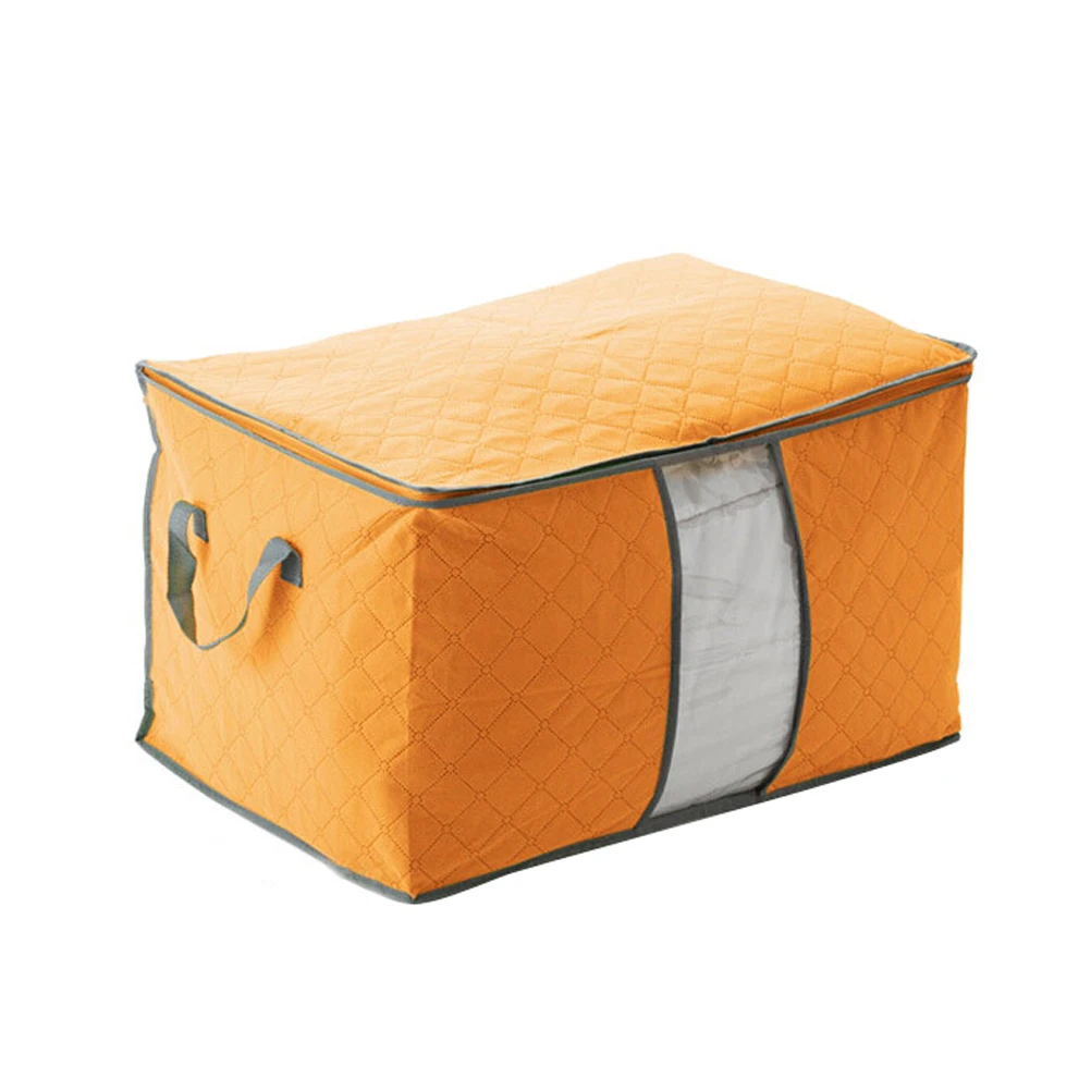 

Cotton Storage Bags Large Capacity Foldable Underbed Organizer For Clothes Blankets Space Saver Easy Wash Odor Resistant