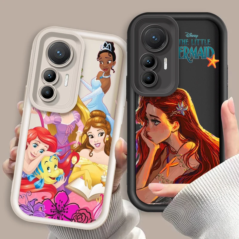 Disney Princess Cute Eye Ladder For Xiaomi MI 14 12T 11 Lite Poco M3 X5 X4 F5 F4 F3 F2 GT Pro 5G Soft Phone Case