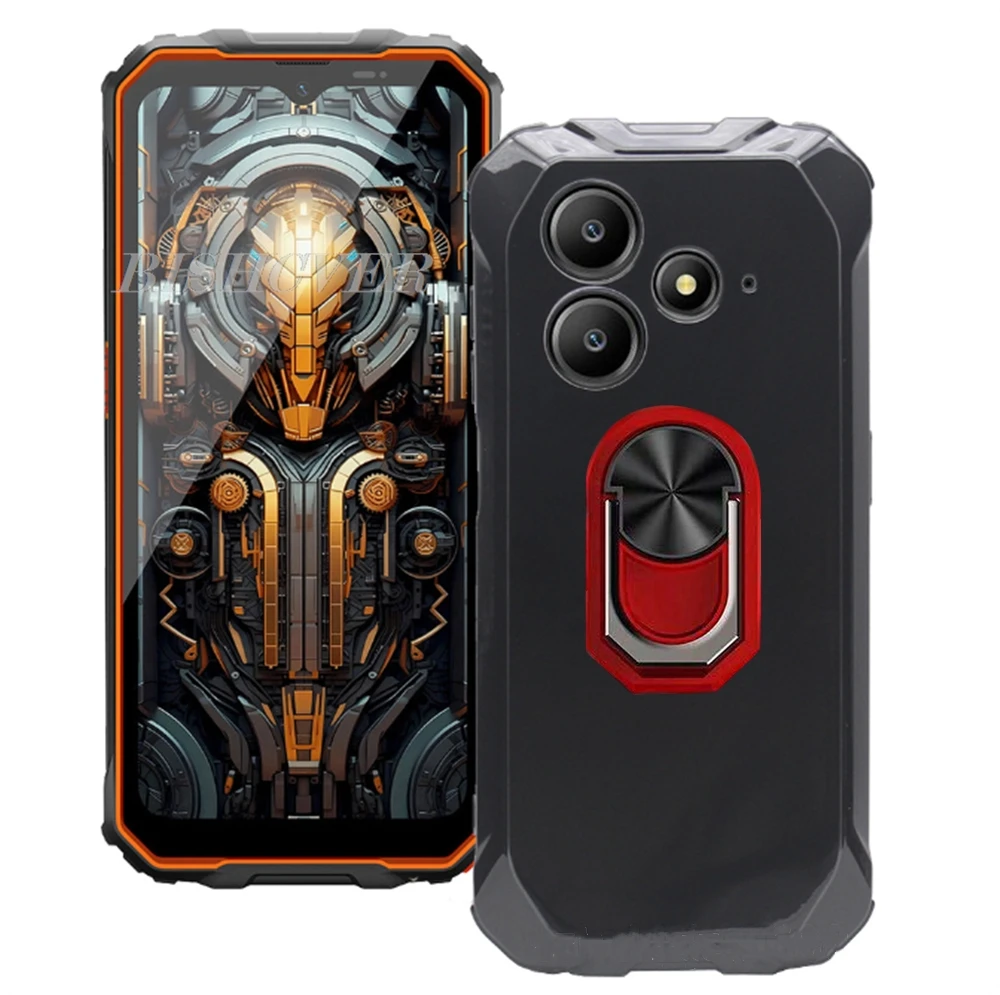 Magnet Phone Case For Blackview Oscal Marine 2 Marine2 OscalMarine2 Shockproof Soft TPU Silicone Cover With Ring Holder