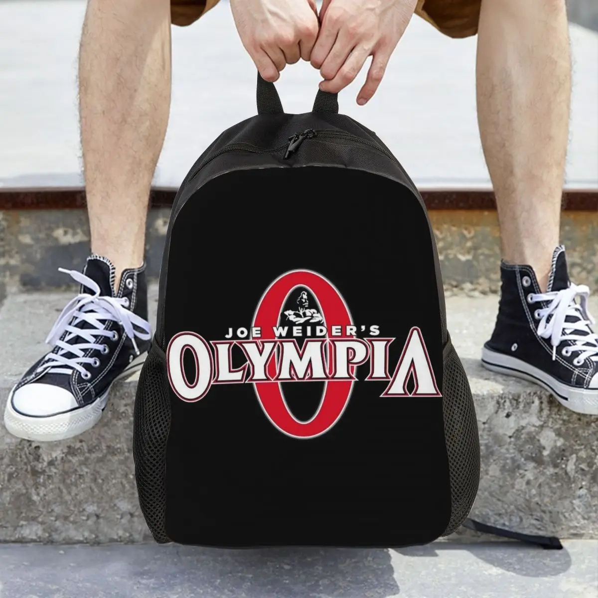 Future Mr OLYMPIA Motivations Backpack Hot Sale Daypack Large Capacity Kids BookBag School Bag Shoulder Bags for Men Women