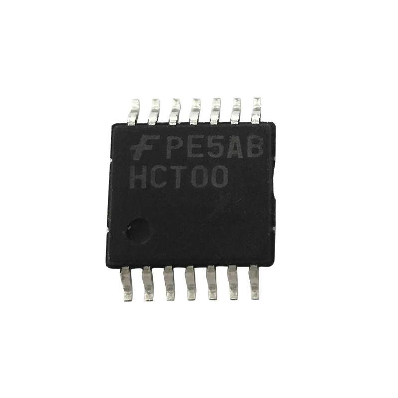 Series NAND Gate, seri HCT, 4-Func, Input 2, CMOS, PDSO14, 4.40 MM, MO-153, TSSOP-14