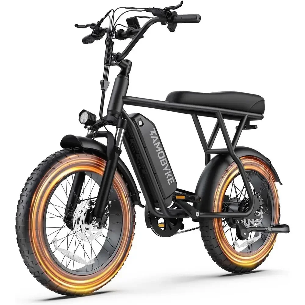 

Lightweight Electric Bike for Teens & Women, 500W Motor, 20 MPH, Removable Battery, 20x4 Tires, All-Weather Commuter E-Bike