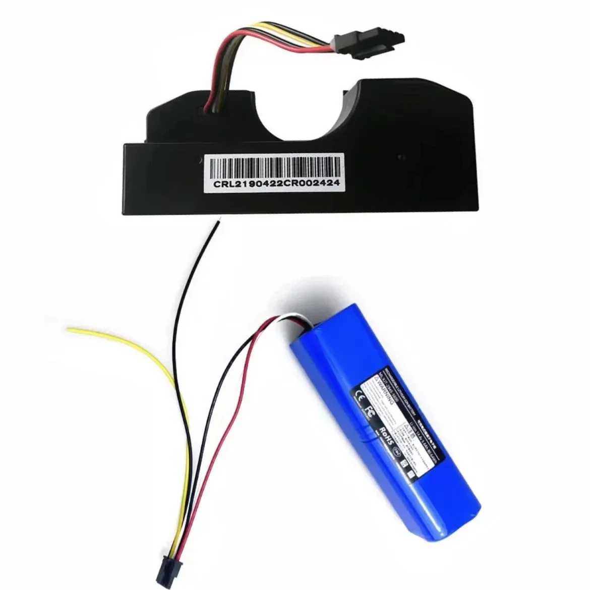 Bateria de substituição compatível para CECOTEC Conga 4090, 4490, 4590, 4690, Aspirador Robô, Acessórios de reposição, 14.8V, 12800mAh