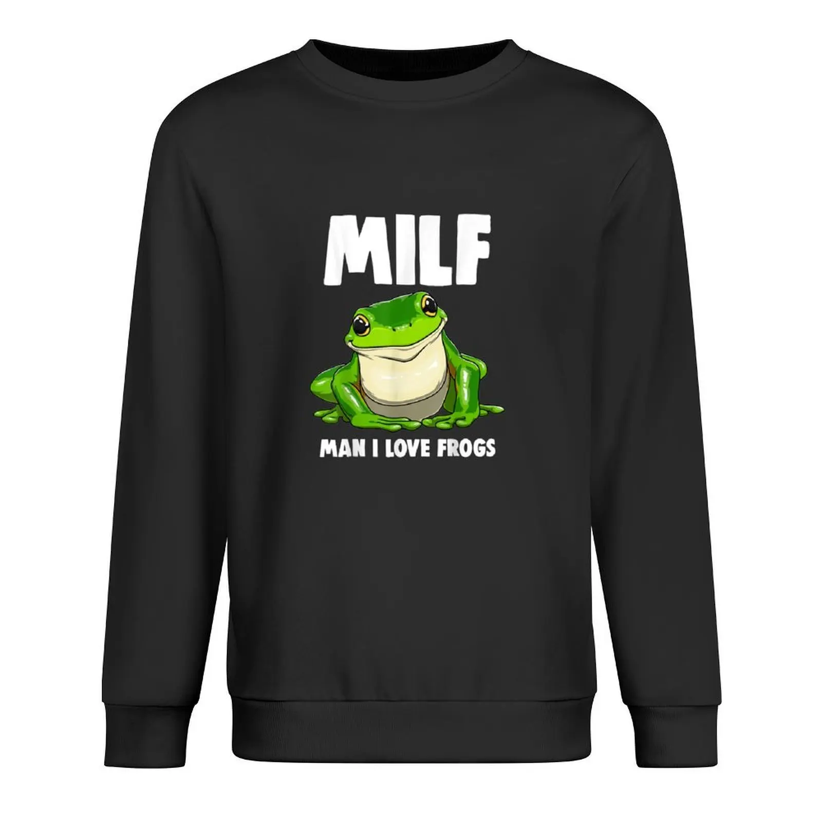 

Funny Man I Love Frogs s Frog Love Pullover men's sweat-shirt japanese style aesthetic clothing sweatshirt men