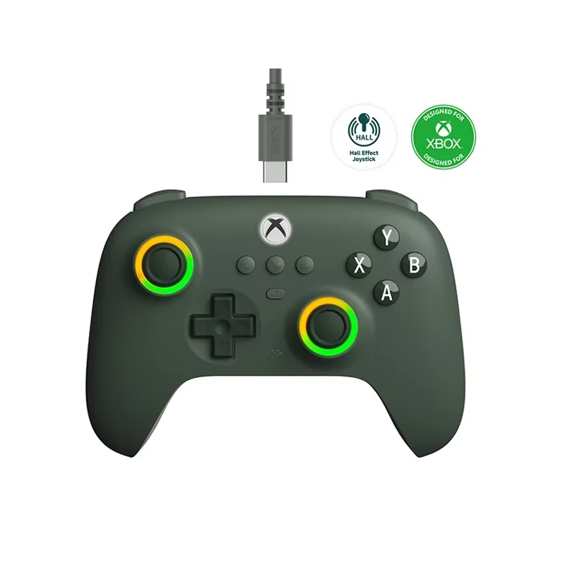 8BitDo Ultimate C bekabelde controller USB-gamepad met Hall-effect-joysticks voor Xbox Series X, Series S, Xbox One en pc Windows.