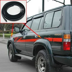For Toyota Land Cruiser 4500 LC80 PRADO 3400 LC95 Fender Wheel Eyebrow Large Surround Edge Sealing Rubber Strip