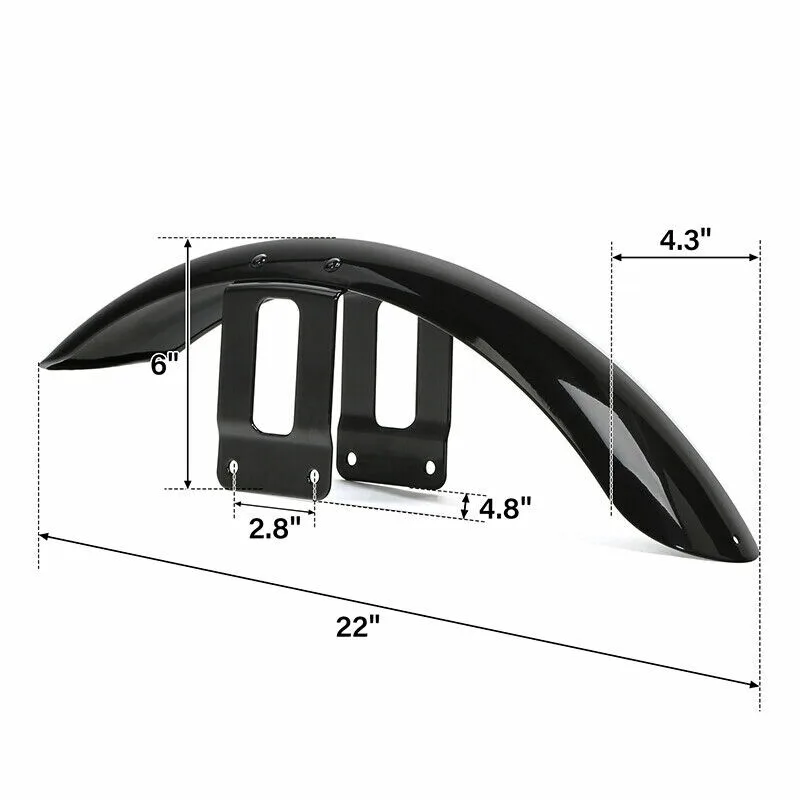 Motorcycle Front Fender Mudguard Splash Guard Cover For Harley-Davidson Sportster 883 1200 XL883 Iron