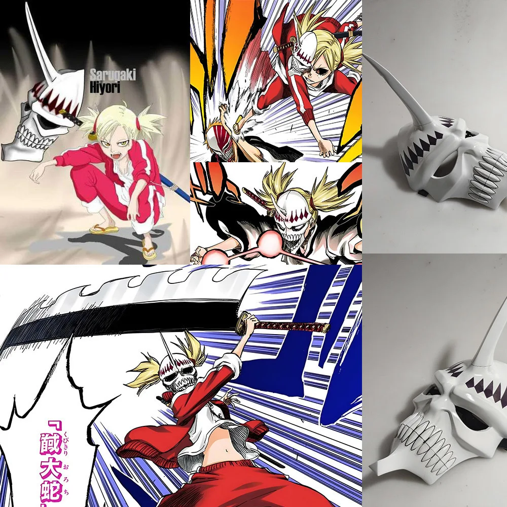 

Bleach Hiyori Sarugaki Death Reaper Virtual Mask Realm Helmet Cos Prop