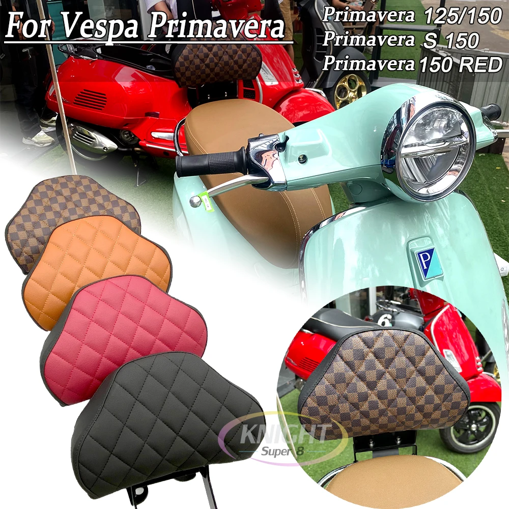 Motorcycle Rear Passenger Backrest Passenger Carrier For Vespa Primavera 125 150S 150RED Primavera 150RED 2013-2024