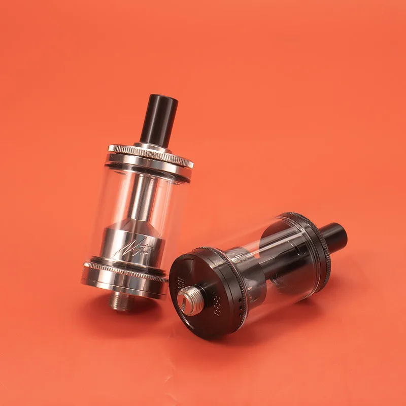 

SUB TWO NETSU MTL RTA Rebuildable Tank Atomizer 316ss 22mm 5ml Single Coil Top Fill Vaper with 1/1.2/1.5/1.8/2mm Airpins Vape