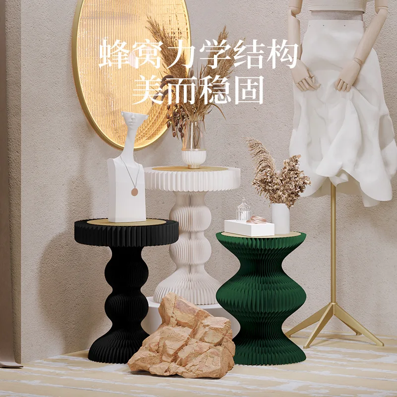 Gabinete lateral para sofá, mesa pequeña lateral, mesa de centro, luz extraíble, esquina de lujo, algunos estantes de noche para dormitorio y sala de estar