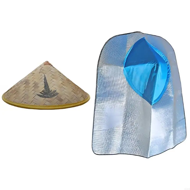 Ventilated Outdoor Hat With Full Coverage Capes For Sun Protections During Fishing Or Camping Trip Breathable Hat 69HD