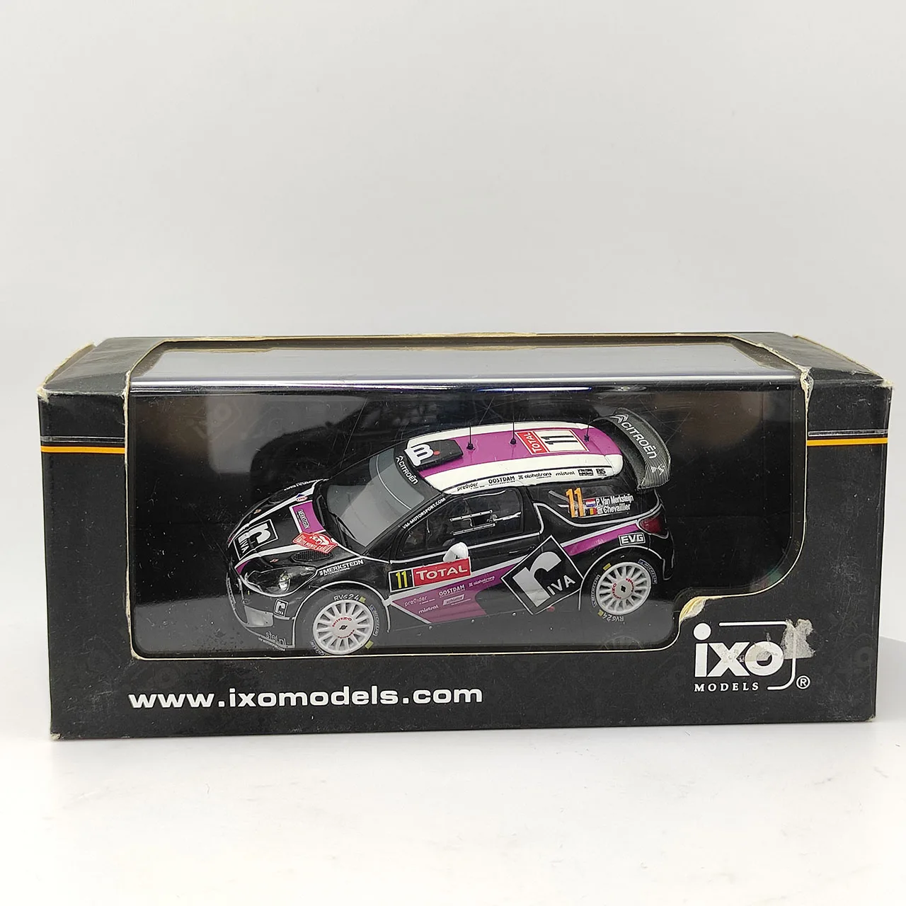 

Diecast IXO 1:43 Scale Citroen DS3 WRC #11 Monte Carlo Rally 2012 Alloy Car Model Collectible Toy Gift Souvenir Display Ornament