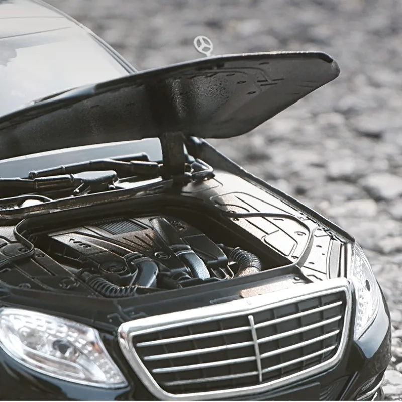 WELLY 1:24 Mercedes-Benz S-Class S500 Alloy Car Diecasts Toy Vehicles Model Miniature Scale Model Car Children Gifts