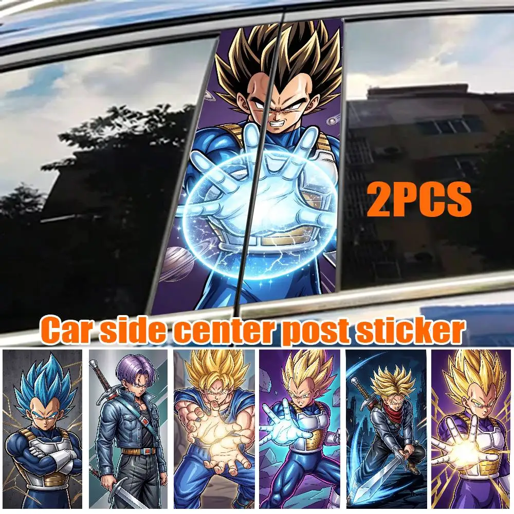 

DRAGON BALL GOKU SON Car Sticker Auto B-pillar Center Column Decor Cover Scratches Waterproof Sunscreen Vinyl Decals Accessories