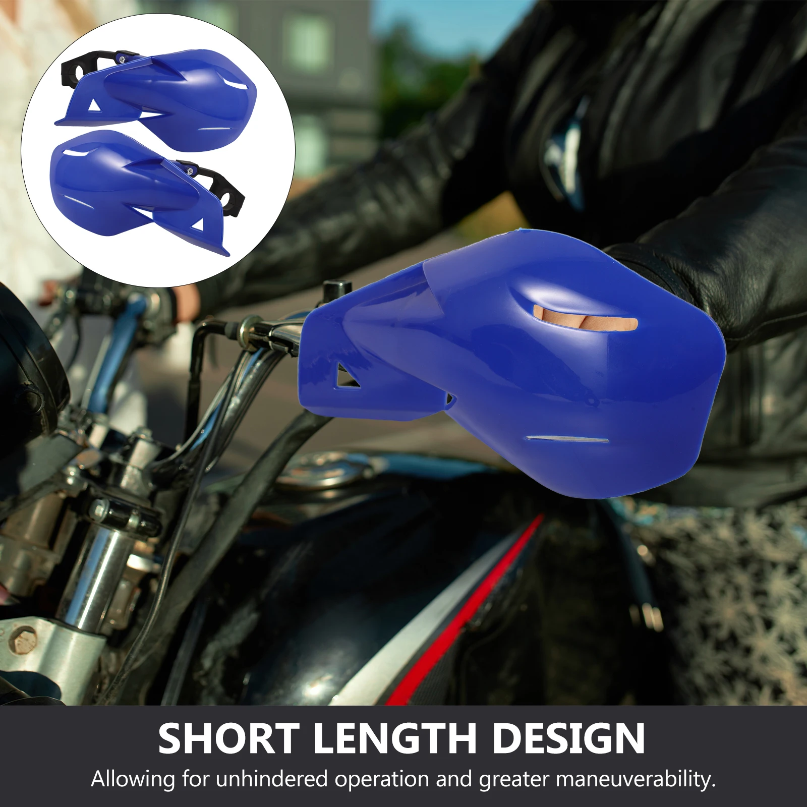 2Pcs Motorcycle Hand Guards Wind Protector Handlebar Replacement Riding Accessories Motorcycle Supplies Universal Fit