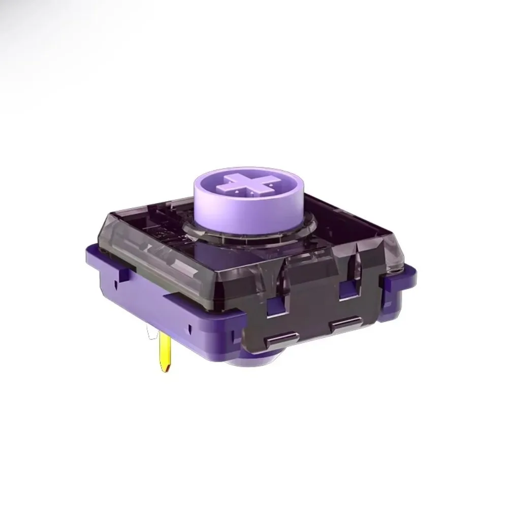 Kailh Purple Iris Linear Mute Switch 0.8mm Travel Fast Trigger Light Press Compatible HITBOX PC Low Profile Keyboard Accessories
