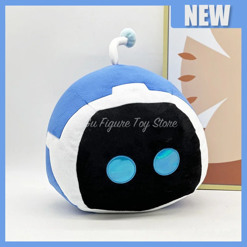 30cm Astro Bot Plush Fun Blue Robot Plush Pillow Soft Cute Cartoon Halloween Doll Anime Figure Bedroom Ornament Kid Birthday Toy