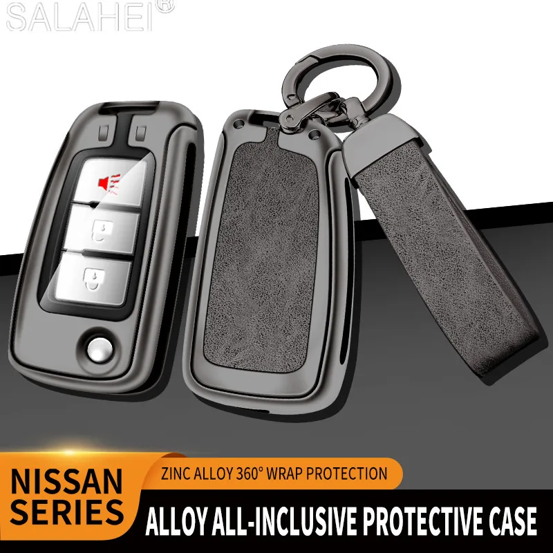 

Zinc Alloy Car Key Cover Case Shell For Nissan X-Trail T32 Juke F15 Rogue Qashqai J11 Tiida Murano Maxima Quest Altima Accessory