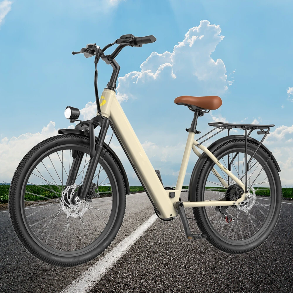 

24" Electric Motorcycles Mountain E Bike for Adults, 650W Peak Motor Ebike 25Mph 35Miles 13.5AH Adults Electric Bicycle