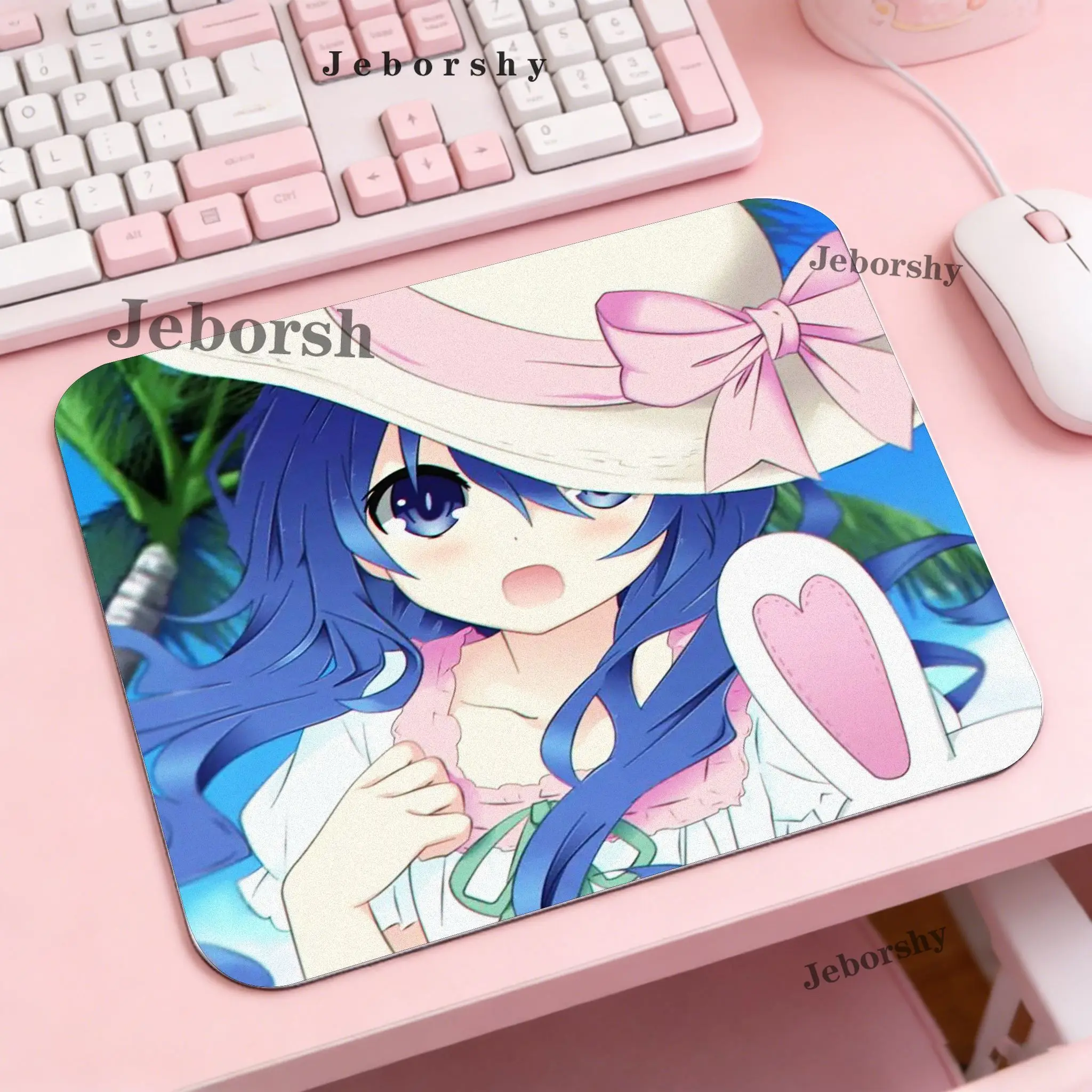 Non-slip Small Gaming Laptop Mousepad Anime D-Date A LiveS Computer Keyboard Mat Kawaii Yoshino Desk Carpet Rubber Tapis Souris