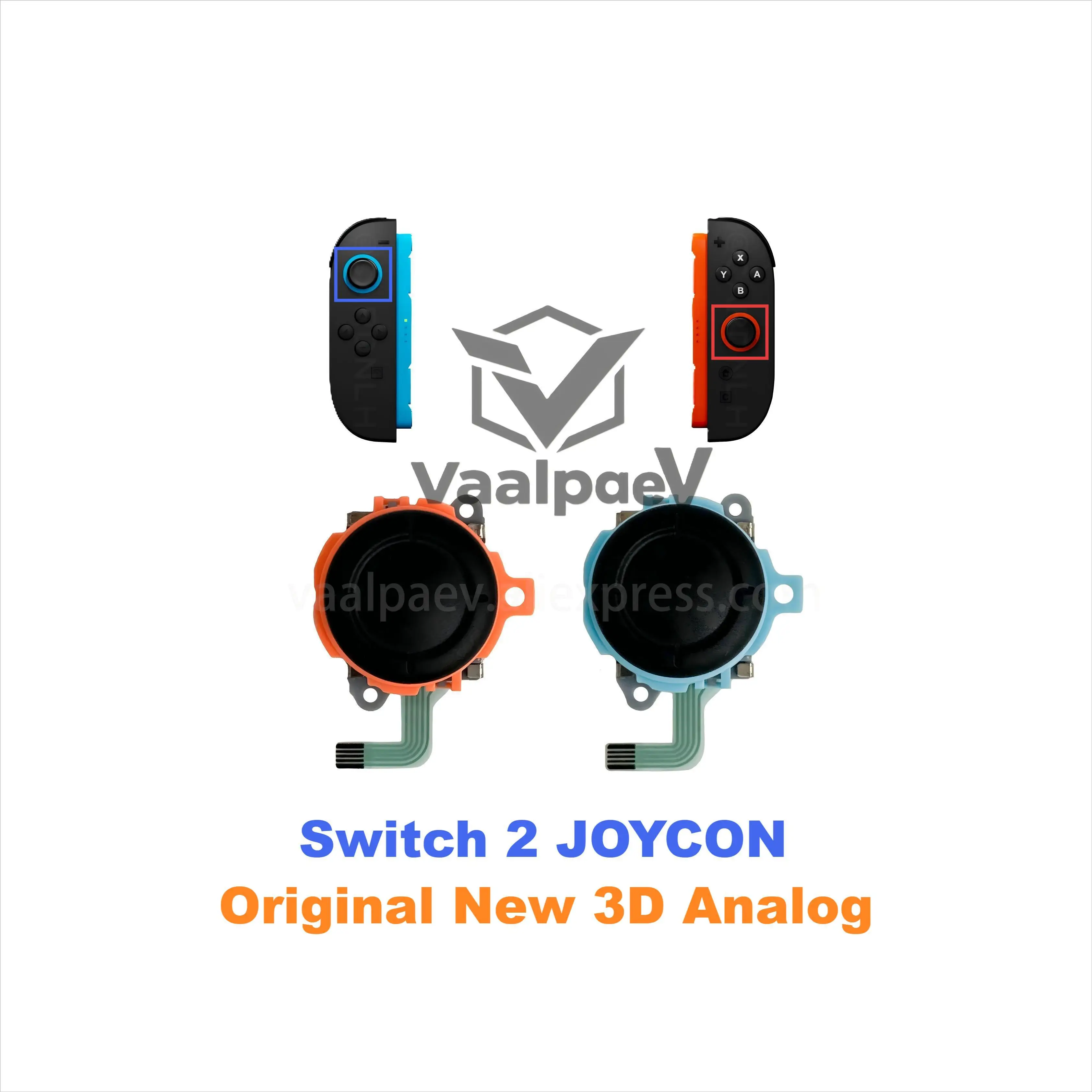 For Switch 2 NS2 Console Original New 3D Analog Stick Joycon Controller Joystick Thumb Sticks For Repair Replacement