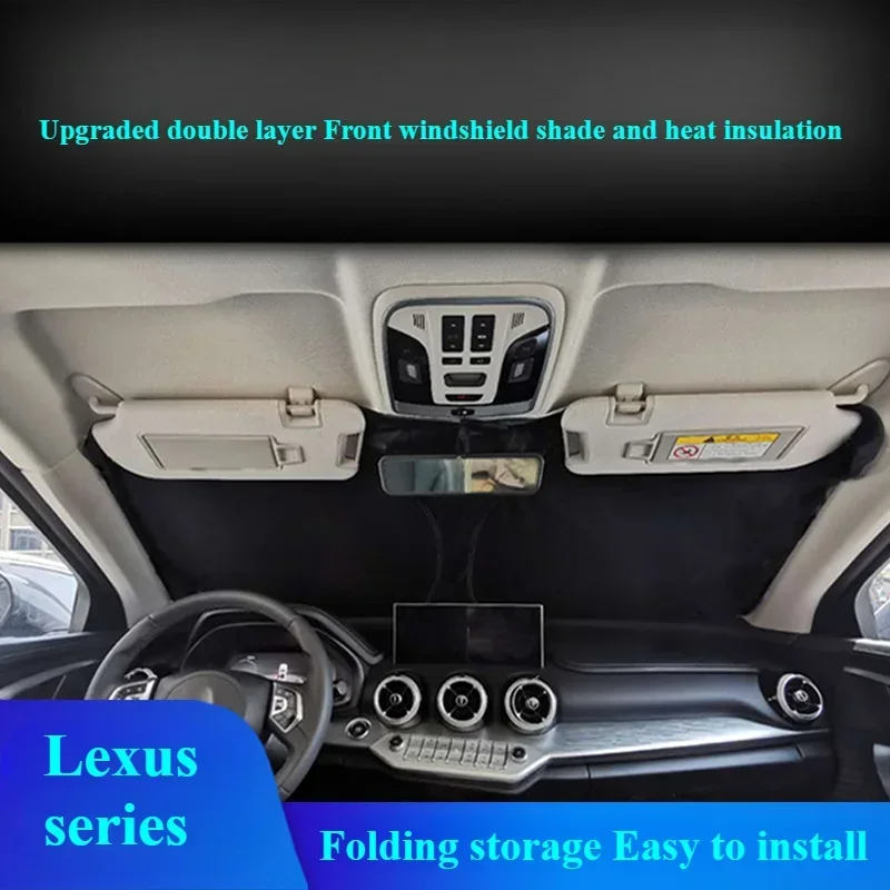 

Car sun visor for Lexus IS200 IS300 UX LS430 LS500H LS350 front windshield visor insulation summer cooling automotive supplies