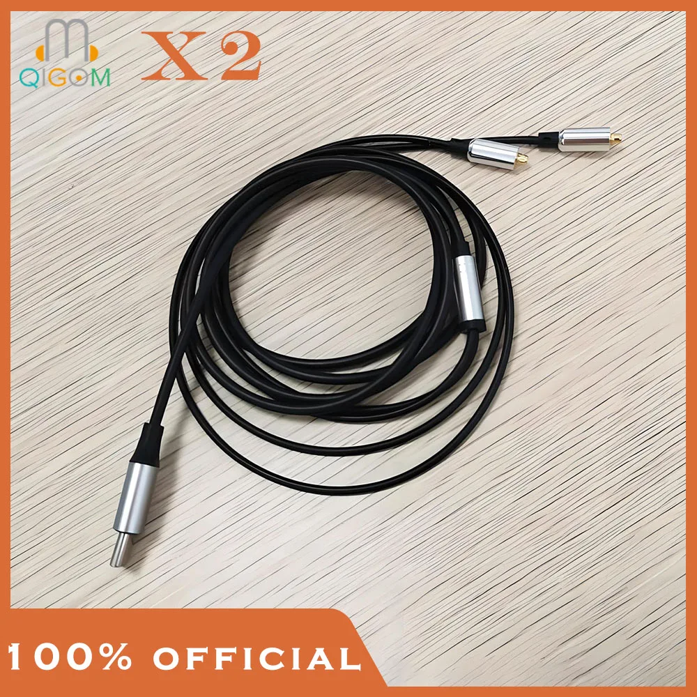 

QIGOM X2 MMCX Cable, Interchangeable Earphone Cables, Oxygen-free Copper, TypeC to MMCX, DIY MMCX Earphone Cable