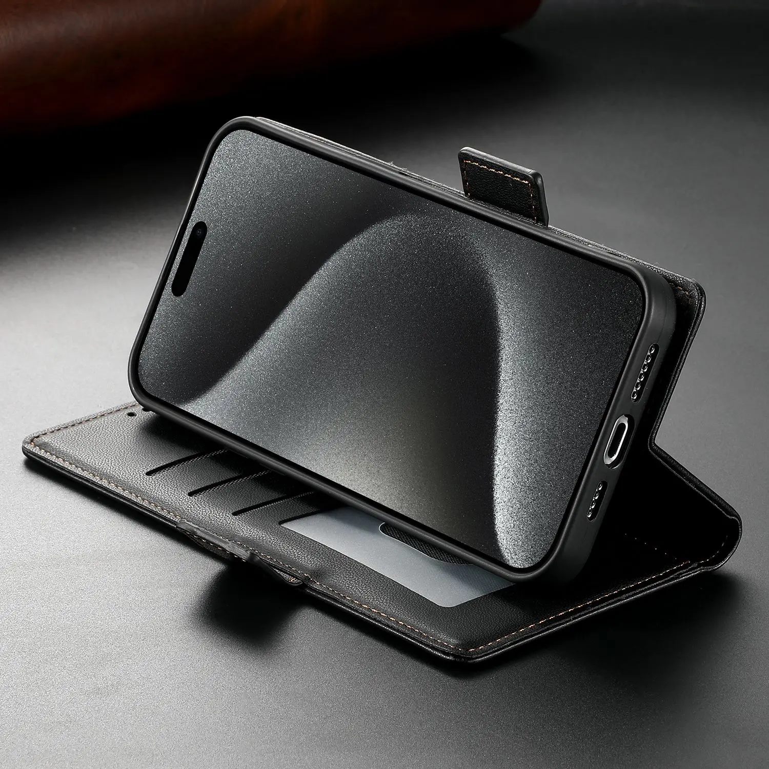 Leather Cover Holder Phone Case For Samsung Galaxy A56 A36 A26 A55 A35 A25 A54 A34 A24 A73 A53 A33 A23 A52 A72 A22 A32 4G 5G