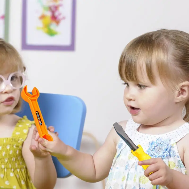 12 stücke Spielzeug Werkzeugset Simulation so tun, als ob Spiel Spielzeug Reparatur werkzeuge Spielzeug Set für Kinder pädagogisches Lernen Engineering Bau Spielzeug