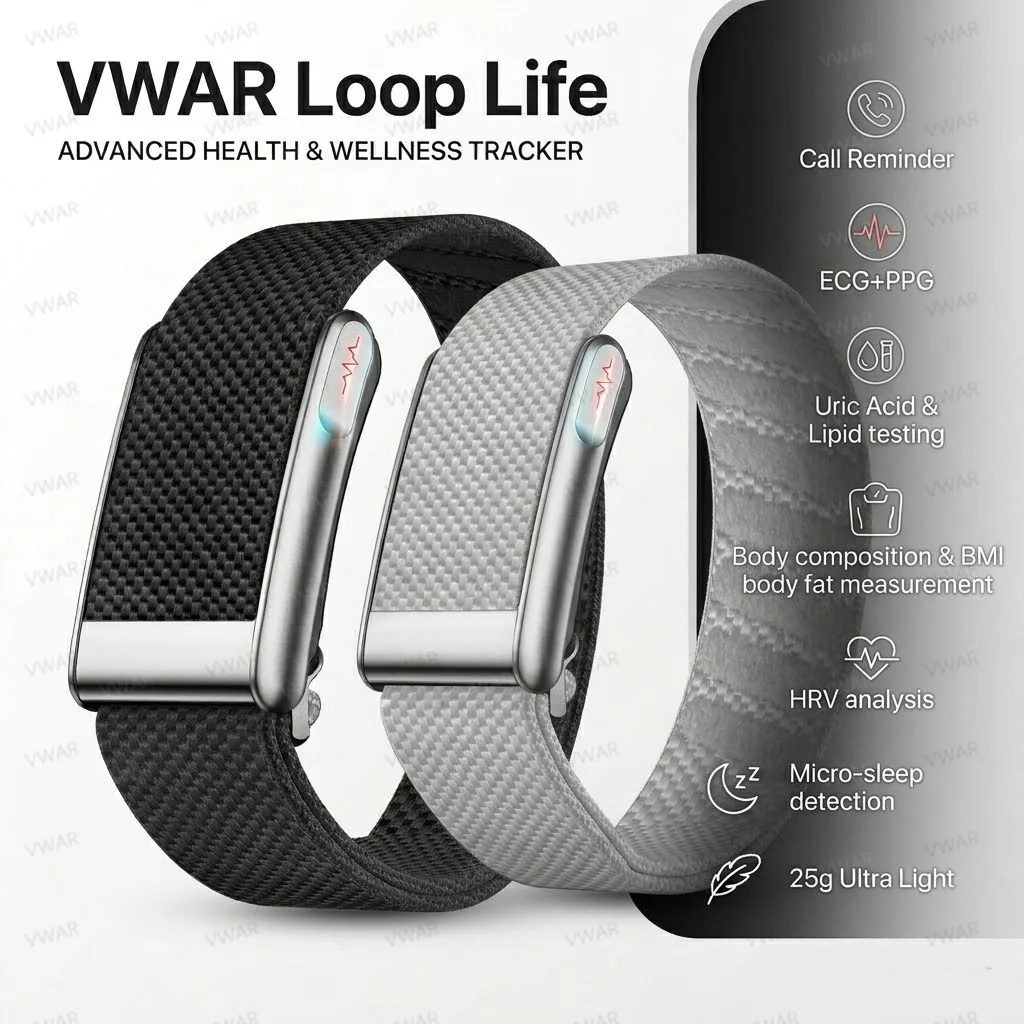 

2026 New Accurate Diagnosis Smart Band ECG Blood oxygen BP Health Sport Fitness Tracker No Screen NFC Bracelet for Men womem