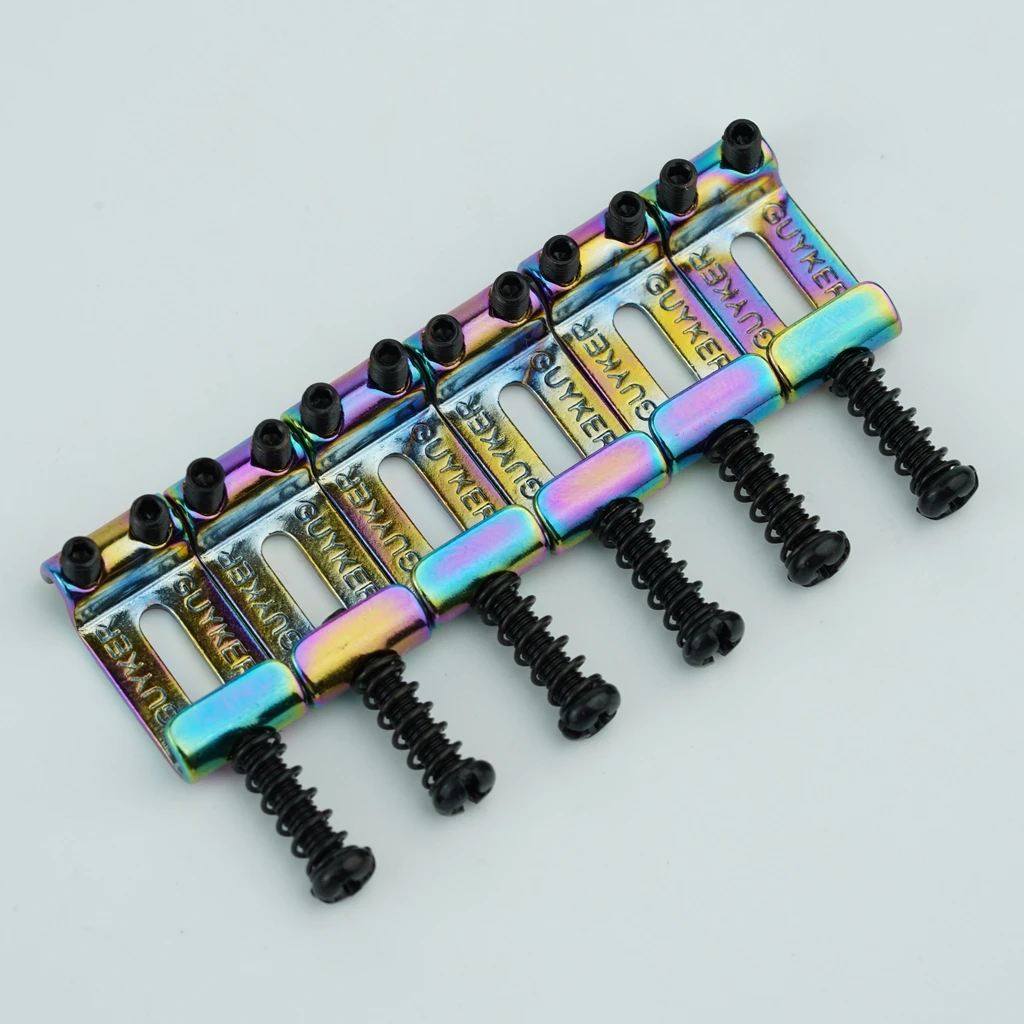 مجموعة واحدة (6/قطع) جيتار كهربائي عتيق جسر سرج جسر جيتار كهربائي ريترو مازي، متوفر بأربعة ألوان، 10.8 ملم #3