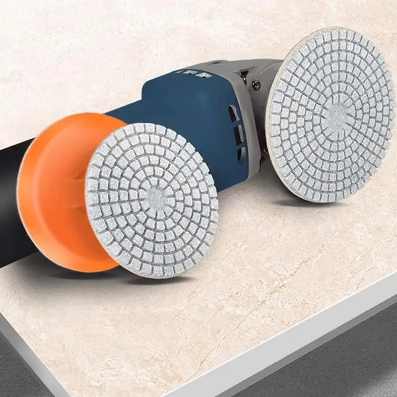 Granite Polishing Kit Concrete Efficient Polish Pad Kit Sanding Pads Granite Countertop Polish Quartz Polish Grit Pads Stone