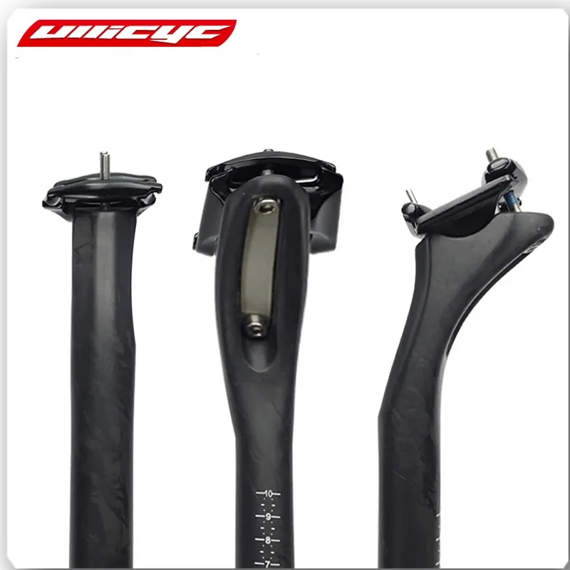 Full Carbon Fiber Bicycle MTB Seatpost Road Bike Seat Tube Carbon Seat Post 27.2 30.8 31.6MM Offset 25mm