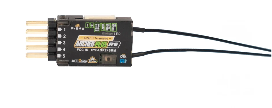 FrSky ARCHER PLUS R6 Receiver 6 high-precision PWM channel receivers