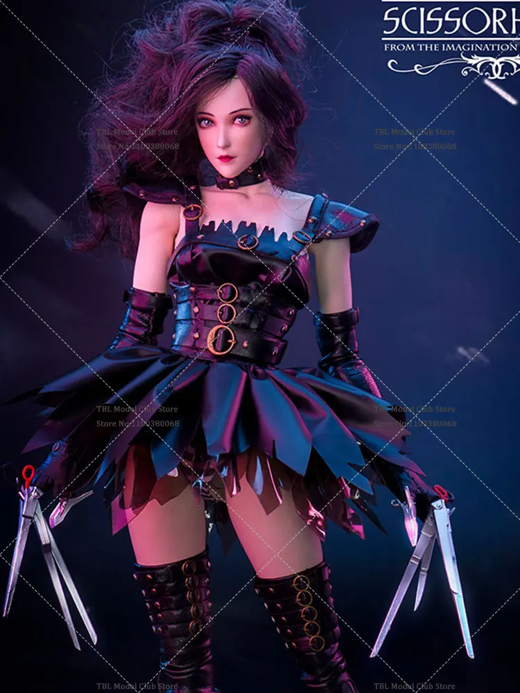 In Stock FS-G001 1/6 Scale Female Soldier Scissorhands Edva Full Set 12inch Action Figure Model