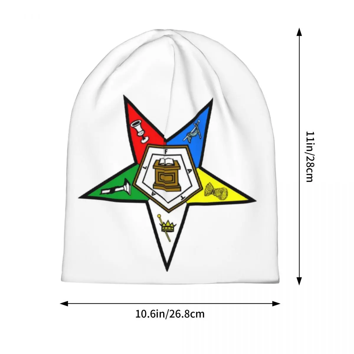 The Order Of The Eastern Star  Men Women Adult Beanies Caps Knitting Bonnet Hat Warm Fashion Autumn Winter Outdoor Skullies Hats