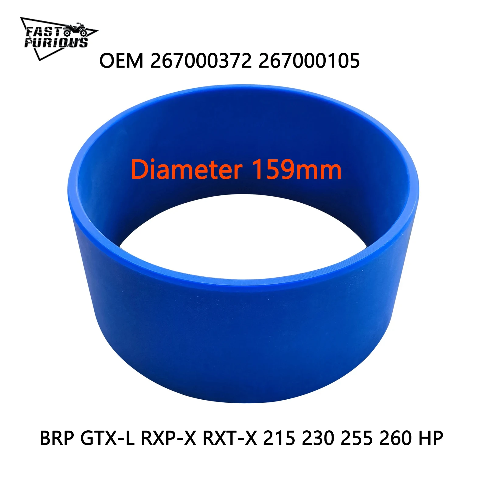 159mm Wear Ring For Seadoo 267000105 267000372 4-TEC GTX-L RXP-X RXT-X 215 230 255 260 HP