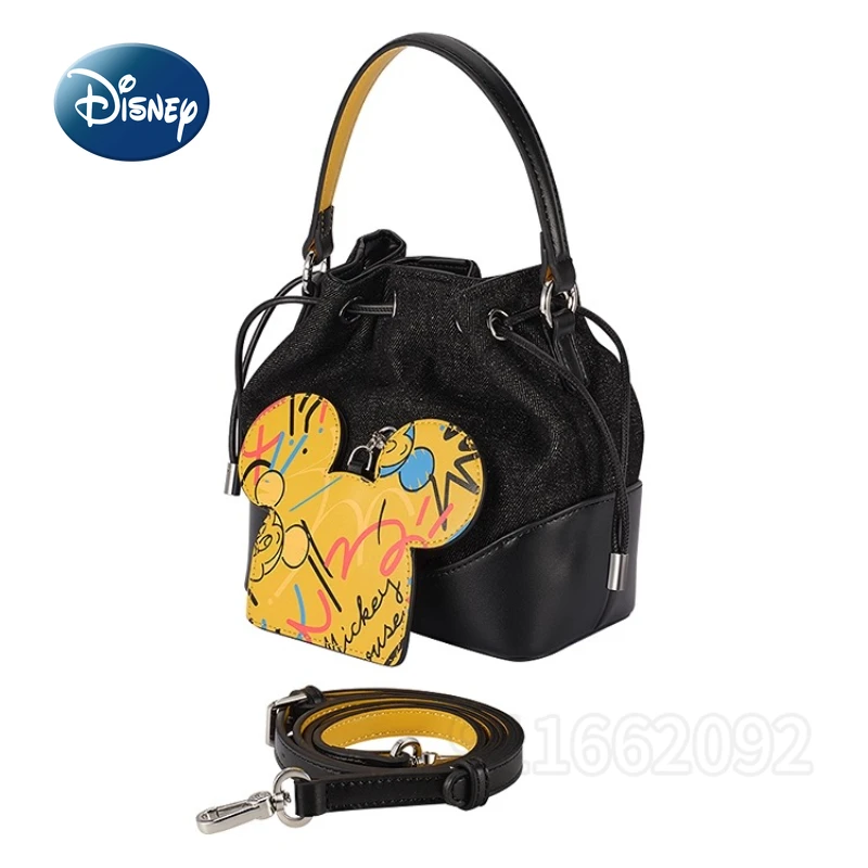 Disney Mickey New Women's Mini Handbag Luxury Brand Original Fashion Women's Shoulder Messenger Bag Cartoon Mini Women's Bag