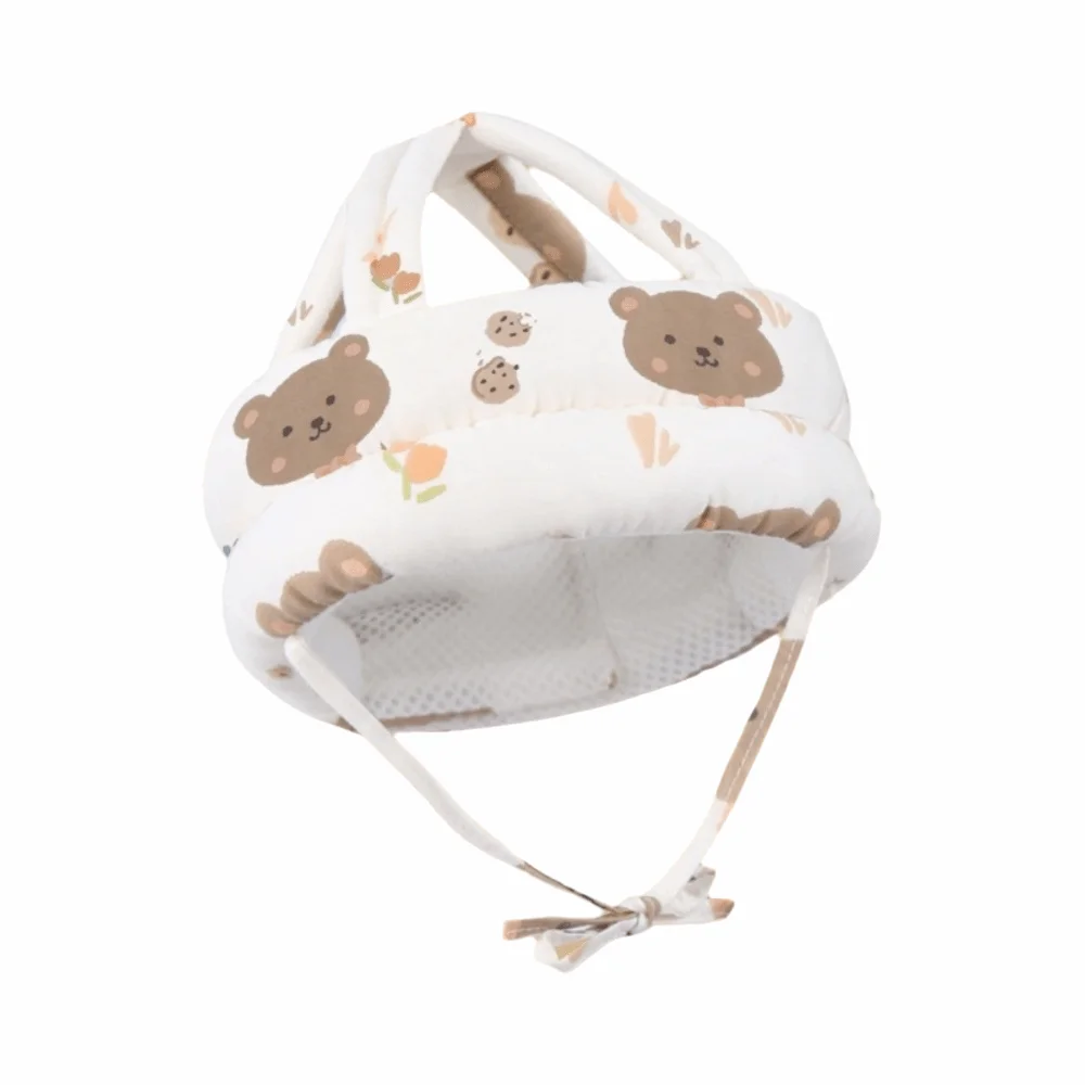 

Противоударный защитный шлем для малышей, мягкая регулируемая защитная шапка для малышей, защита от падений, удобная защита головы, противоударная кепка