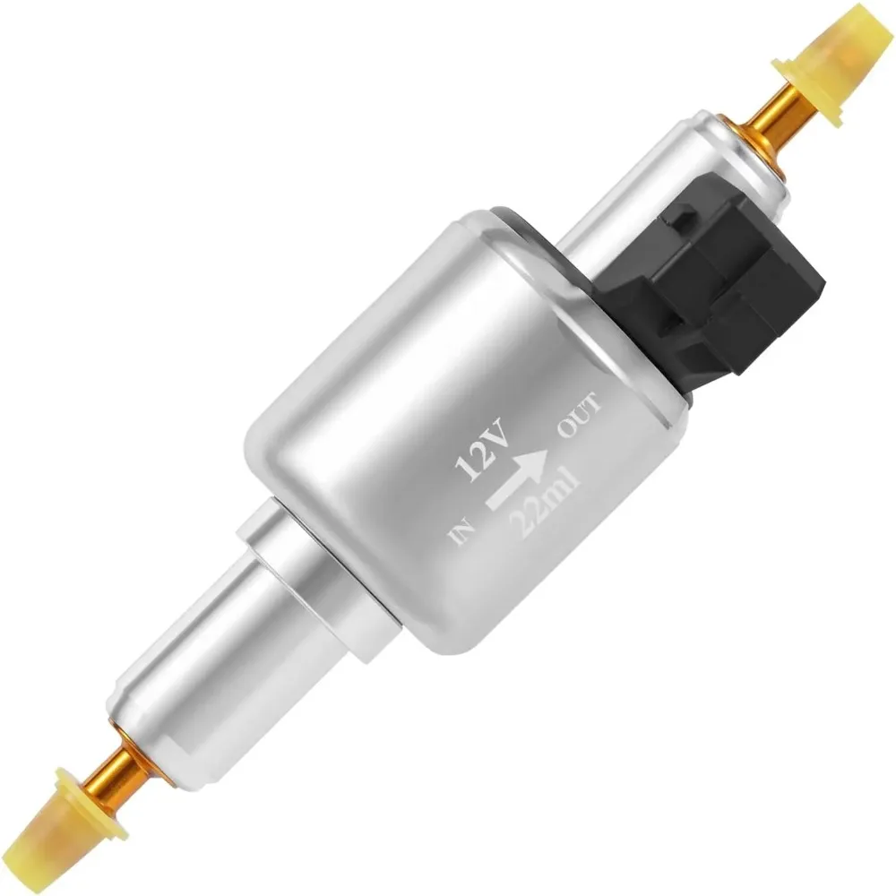 

Топливный насос для дизельного отопителя, 12В 22 мл, бесшумный электрический топливный насос для газовых/дизельных воздушных отопителей, используется для дизельных воздушных отопителей мощностью 2 кВт, 5 кВт, 8 кВт.