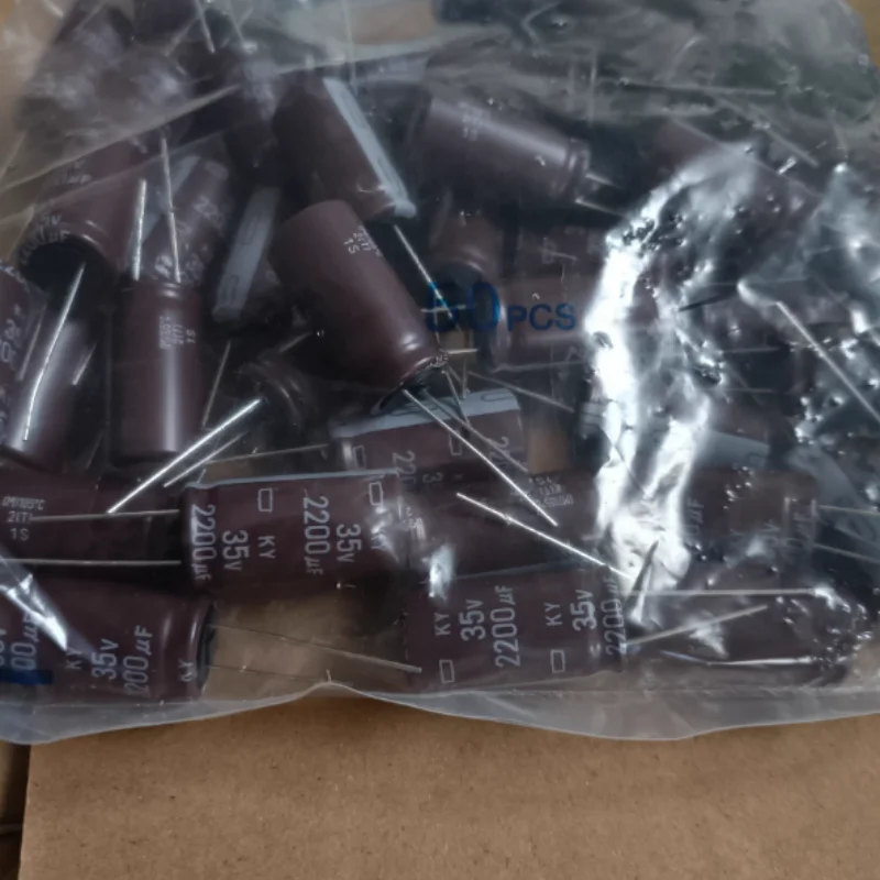 10-100pcs-capacitor-japones-ncc-black-diamond-2200uf-35v-16-32-ky-alta-frequencia-baixa-resistencia