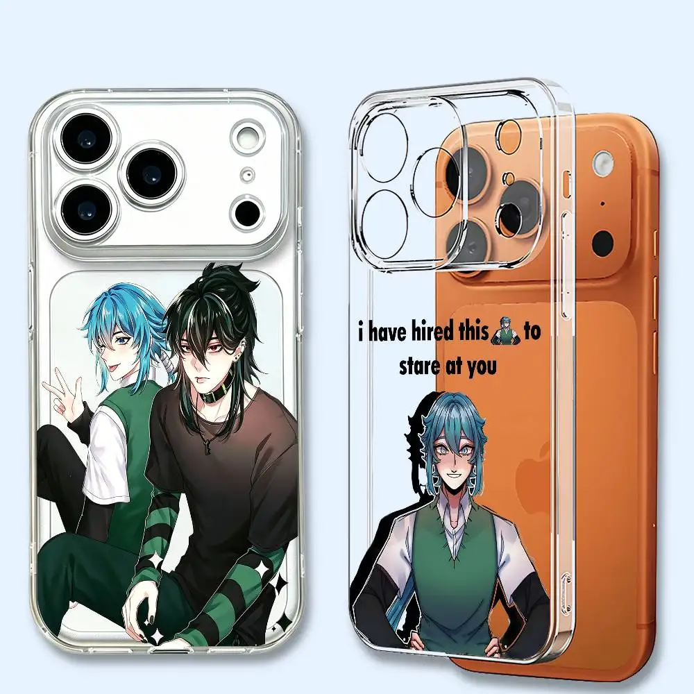 Чехол для телефона Hyugo Sugimoto Ultra Clear Soft TPU для iPhone 11 12 17 14 15 17 Pro Max, антижелтеющий, с защитной задней панелью