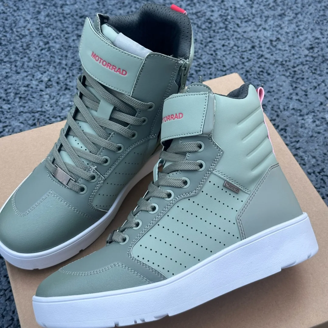 

Luxury Brand Leather Sneakers for BMW Motorrad Seoul GTX Ankle Boots Motorcycle Boots Racing Boots Platform Nonslip Casual Shoes