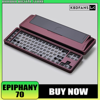 KBDfans Epiphany70 Mechanical Keyboard Aluminium Alloy FR4 Pc Customized Gaming Keyboard Hot-Swap Gasket Pc Gamer Office Gifts