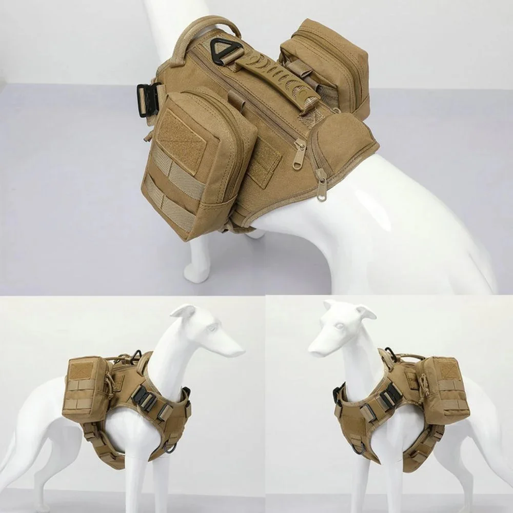 Military K9 Dog Vest Tactical Training Bags Dog Molle Accessories Medical Pouch Pet  Harness Accessory Attaching On Harness